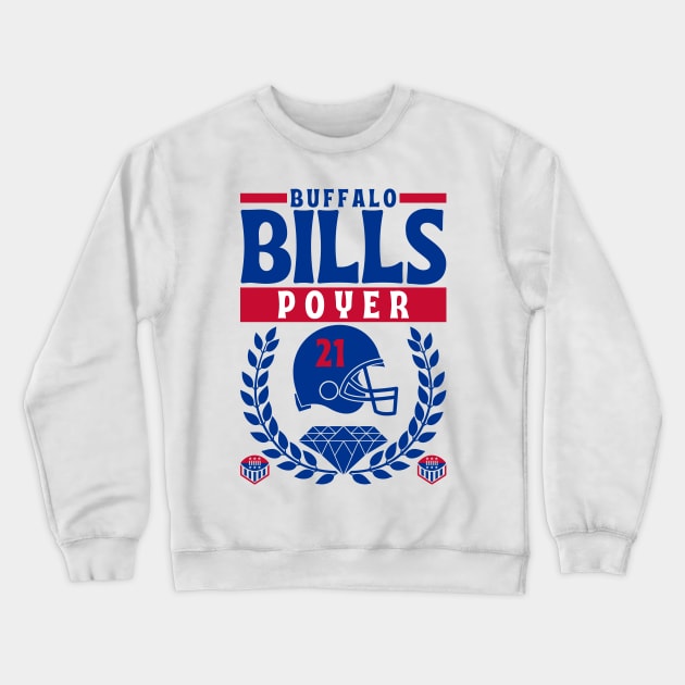 Buffalo Bills Poyer 21 Edition 3 Crewneck Sweatshirt by Astronaut.co